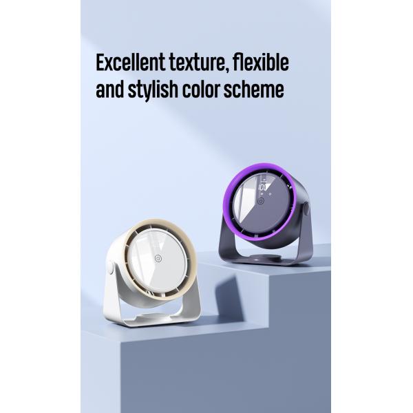 Cooling Solution 2 in 1 Electric Table Fan with Touch Display Control and 5 Speed Adjust