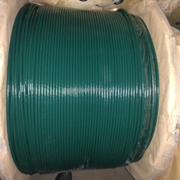 Galvanized PVC PU Coated Steel Cable Plastic Coated Wire Rope with GB Standard Diameter 2mm-38mm 7*19