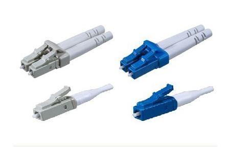 LC PC / APC Single Mode Fiber Connectors Single Core Multi Mode Simplex Duplex