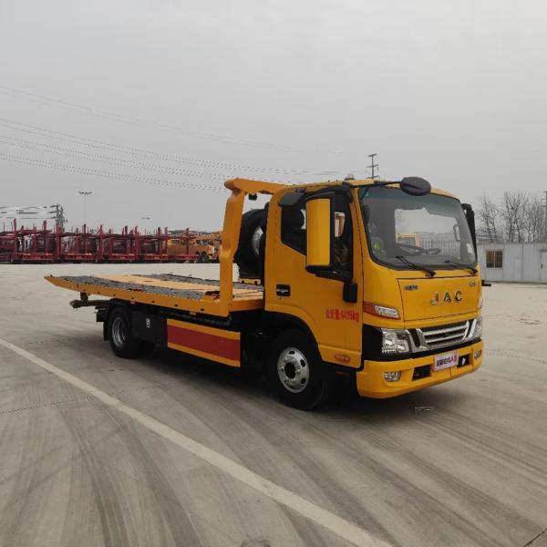 JAC 8Ton Flatbed Rollback Rescue Trucks Vehicle Wrecker Trucks