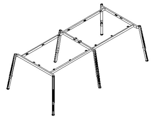 conference table metal leg frame ,#939