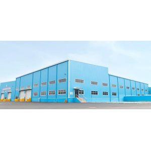 Q235 Q355 Prefabricated Metal Warehouse , Light Frame Steel Construction