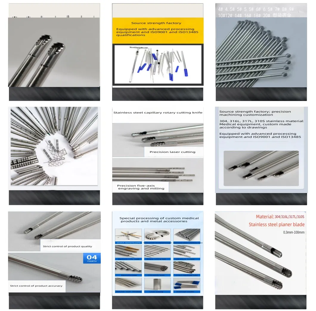 Precision Medical Long Stainless Steel Shaft Components