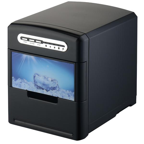 Черное серебряное СИД встречной верхней части касается портативной мини нержавеющей стали создателя льда