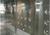 Túnel personalizado do chuveiro de ar com a porta deslizante automática e o sistema de controlo do PLC