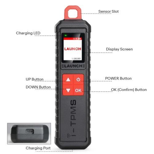 Buy 100pcs Launch LTR-03 RF Sensor 315MHz & 433MHz TPMS Sensor Tool Metal & Rubber Get Free Launch i-TPMS and Launch CRT5011E TPMS Relearn Tool