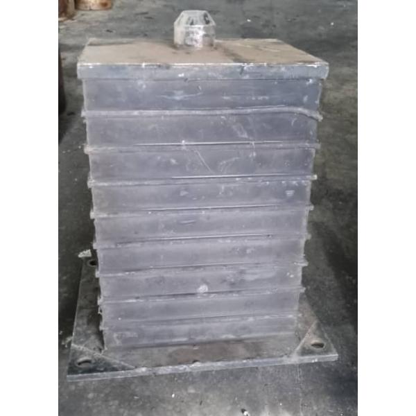 Train Bogie Secondary Suspension Rail Transport Rubber Side & Center-bearing