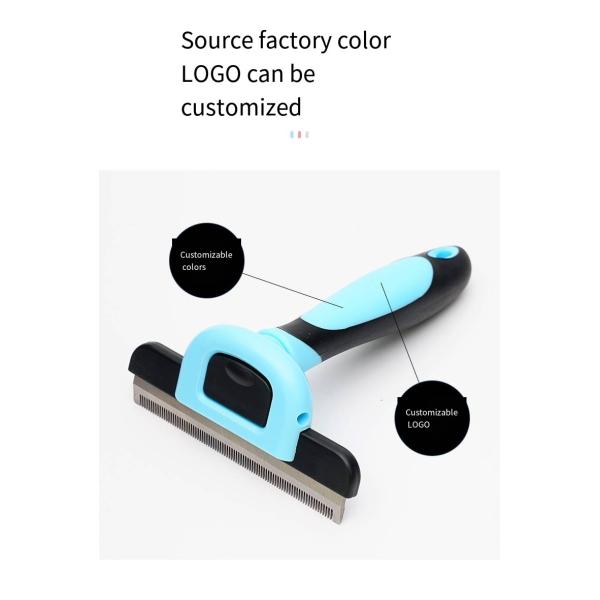 Домашние животные Плавучая расческа для волос Собака Нержавеющая сталь Прекрасная зубная щетка Кошка Разъемный портативный ухоженный расческа