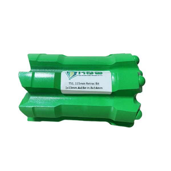 T51 115mm Botão Bits Rock Perfuração Balística Fio Esférico