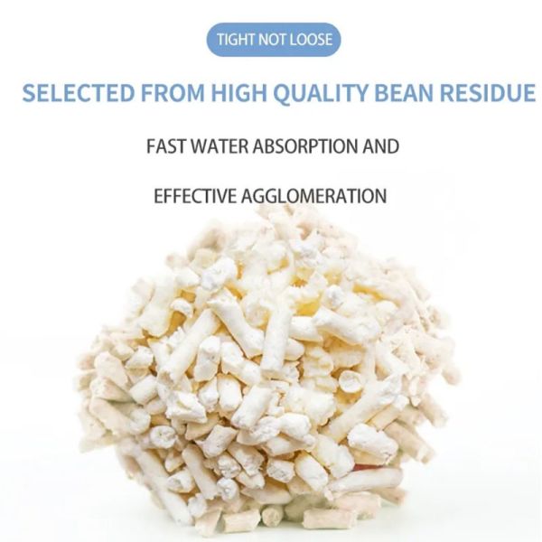 Fragrance Customizable Pet Products  Tofu Cat Litter Enhanced Odor Absorption Low Dust Formula