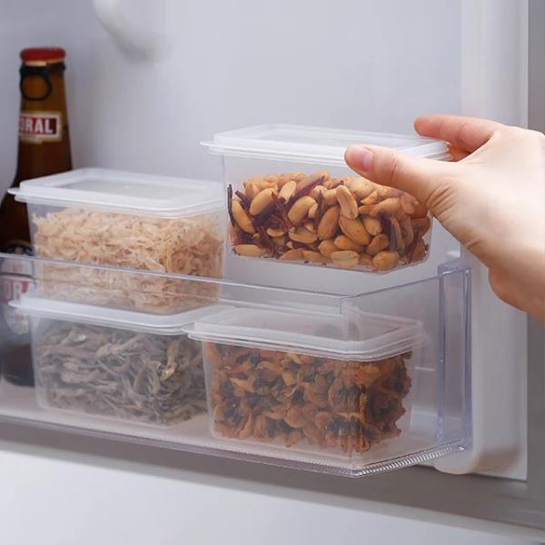 Fresh Fruit Snacks Storage 7.2*12.5*13.2cm Plastic Crisper
