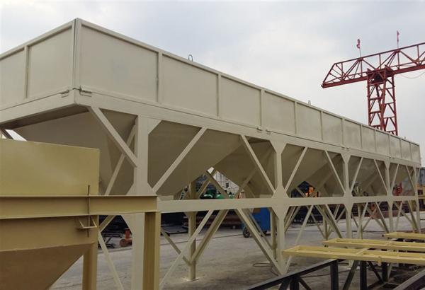 HZS120 Concrete Batching Plant Stationary Modular Design Easy Installation And Removal