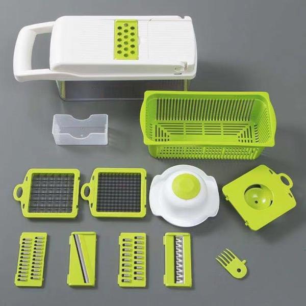 Fruit Vegetable Tools Top Seller Kitchen Accessories 12 in 1 Food Dicer Onion Chopper