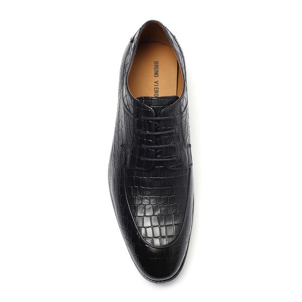 Cow Leather Anti Odor Breathable Mens Dress Shoes EU 46 Size