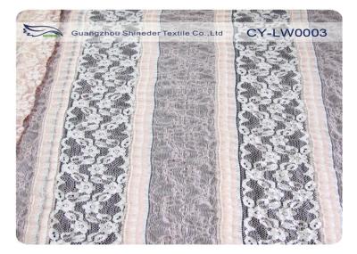 Novel Tulle Stretchable Lace Nylon Spandex Fabric , 130cm Width CY-LW0003