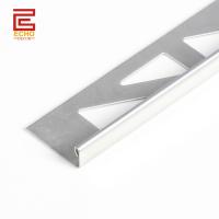 10 mm Smart Flat Edge Tile Trim Crème métal pour les coins extérieurs