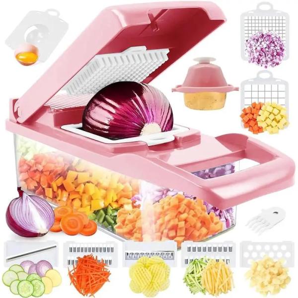 Multifunctional Manual Kitchen Vegetable Chopper Slicer Dicer Food Grater Custom Logo
