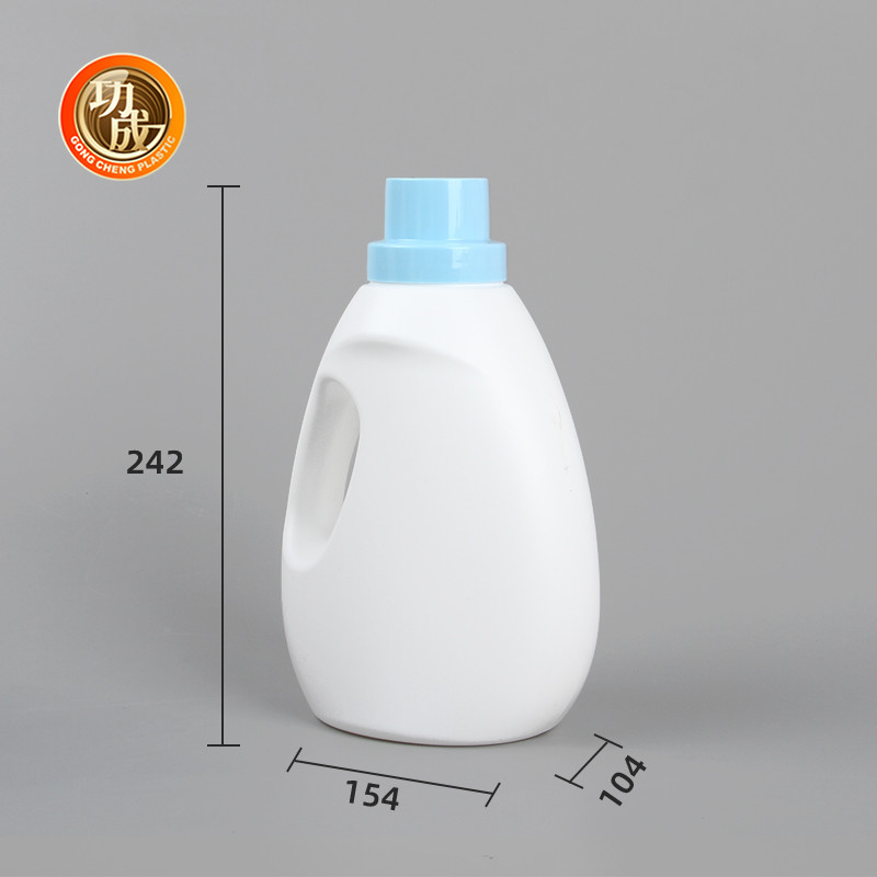 Пустая бутылка бутылки 1000ml 1500ml 3000ml тензида прачечной HDPE белая жидкостная детержентная