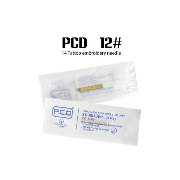 Иглы брови золота кривого PCD #12 компактируют 0.5kg/упаковывать части безгнилостный