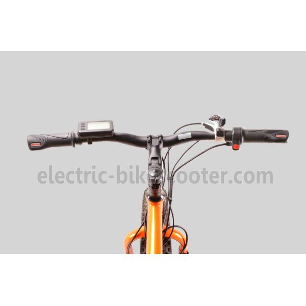 28km/H Fat Tire Cruiser Ebike Front Motor Pedals Assisted Disc Brake