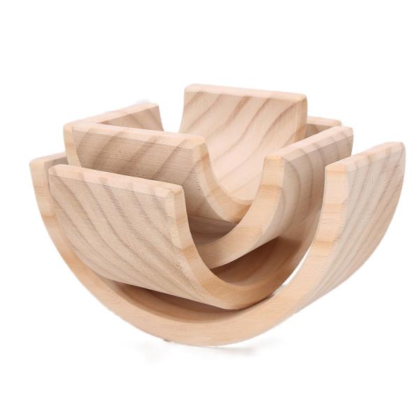 L'arc-en-ciel 35.5cm a coloré le grand bébé en bois de blocs constitutifs