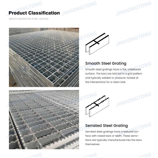 Reasonable Price Galvanized Press Welded Steel Grating 2mm Serrated Steel Grating Clips China Suppliers