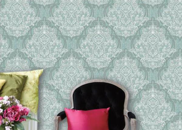 Korean Style Living Room Wallpaper , Interior Decorating Wallpaper 1.06*10m