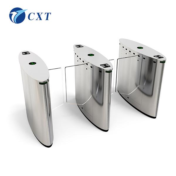 Stainless Steels Self Protection Sliding Gate Turnstile Acrylic Swing Barrier Gate 510TY-