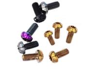 Tornillos de rotor de freno de disco de aleación de titanio TC4 con frenado suave, cabeza hexagonal redonda y superficie pulida