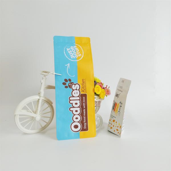 New Wholesale Factory Cat Food Dog Food Pet Snack Bag Stand Up Bag Kraft Paper Zip Lock Packaging Pouch For Pet