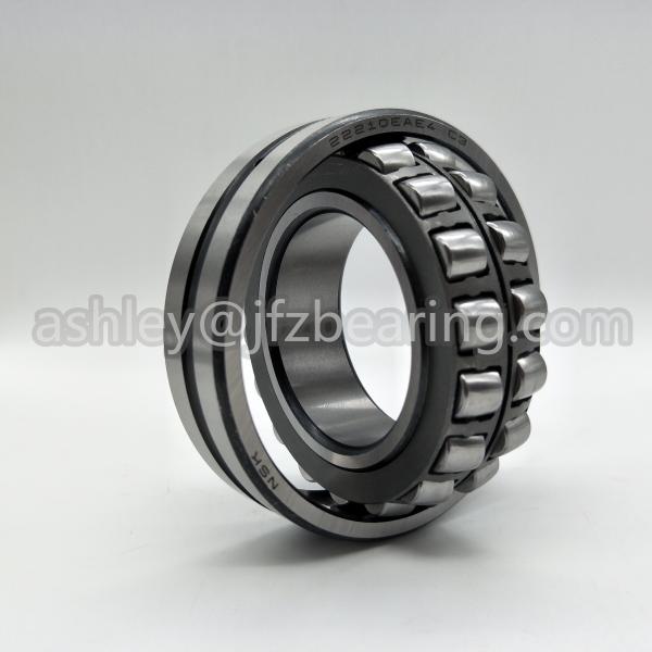 NSK 22210EAE4 Spherical Roller Bearing, Round Bore, Pressed Steel Cage, Metric, 50mm Bore, 90mm OD, 23mm Width