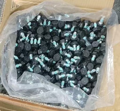 Factory Outlet LAKER M10*22 Plastic Insulated Hex Fastener, OEM ODM Custom High Strength Galvanized Anti-Vibration Self-Locking Screw, Spot Supply Nylon Patch Anti-Corrosion Insulated Fitting