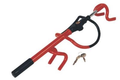 Professional Car Steering Wheel Lock / Pedal To Steering Wheel Lock With Keys