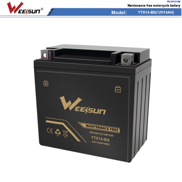 Ytx14a Yuasa Motorcycle Battery Ytz14s Guyue Motorcycle Battery 12v 14ah