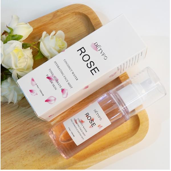 Etiqueta privada Agua de Rosas Agua de Rosas Facial Hidratante Hidratante Spray para el cuidado de la piel Toner para el rostro Agua de Rosa para la cara