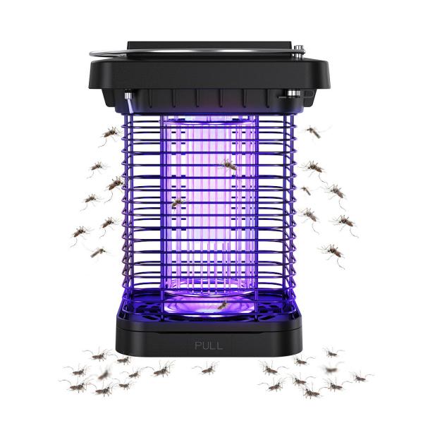 Outdoor Solar Powered Mosquito Killer Lamp Portable Usb Rechargeable Courtyard Lights