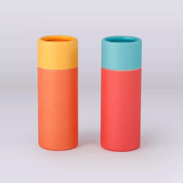 Cute Fancy Art Paper Cans Packaging Corrugated Cylinder Paper Tube Packaging Box