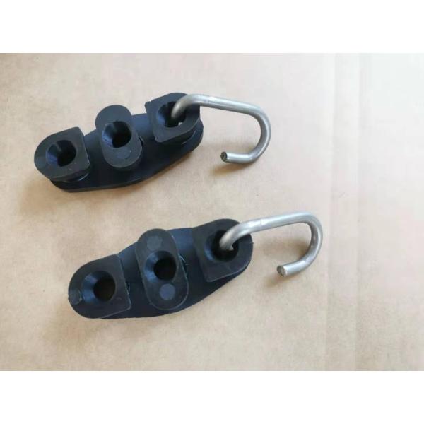 FTTH Drop Cable Tension Clamp With S Galvanize Steel Hook Cable Installation Kits