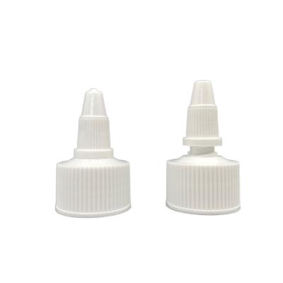 Os tampões de parafuso brancos plásticos independentes cobrem o anel de selagem 28/410 24/410 do pináculo