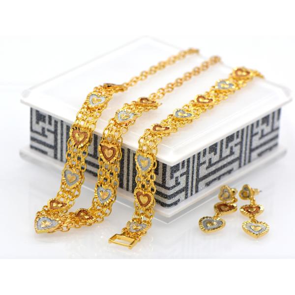 Korean Fishbone chain New Trendy Suitable for men and women Jewelry 18K Real Gold Plated