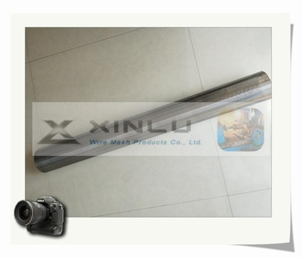 Wedge Wire Water Well Screen Pipe 114mm Diameter Non Clogged For Dewatering