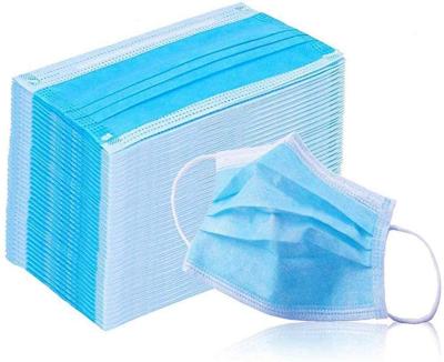 Non Woven 3 Ply Face Mask Hypoallergenic For Most Adult Men Or Women