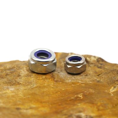 Hot / Cold Forging Nylon Insert Lock Nut Customized DIN ISO GB AMSE BS