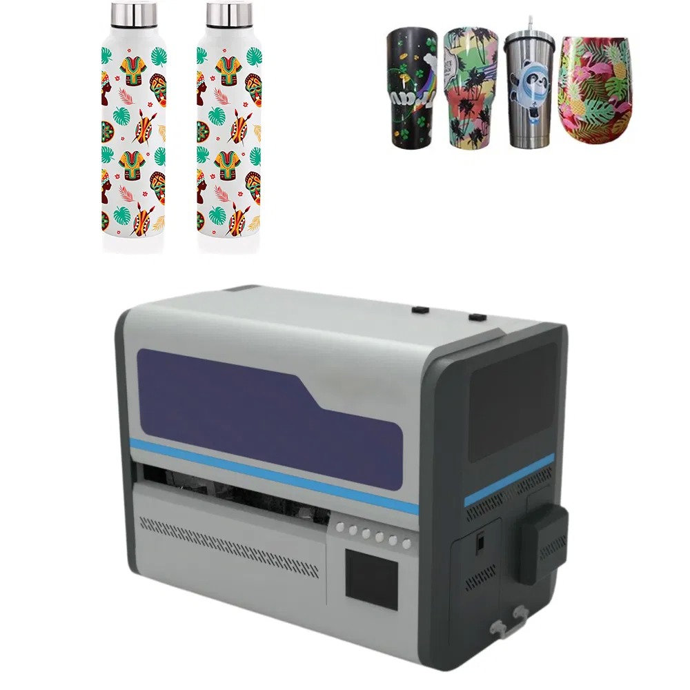 Factory Price Mini Desktop 360 Rotary Degree Inkjet Cylinder Bottle Printing Machine