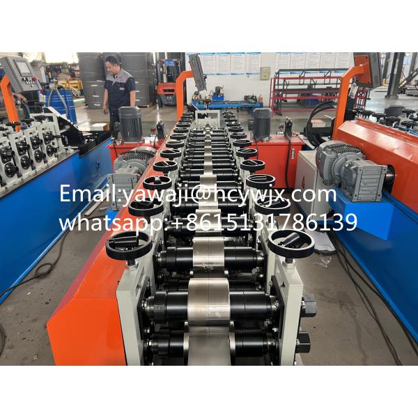 Indoor Ceiling Keel Roll Forming Machine Smooth PLC Control System
