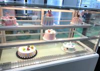 Display de gâteau de supermarché réfrigérateur réfrigéré Salade de gâteau réfrigérateur