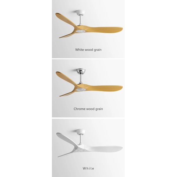 Luxury Ceiling Fan Light Remote LED Electric Fan Light with glass lampshade metal Stealth Fan Light (WH-VLL-28)