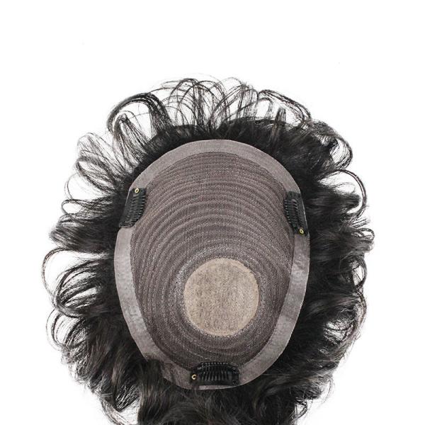High Grade Human Hair Toupee For Men 100% Brazilian Hair Latest Design Grade
