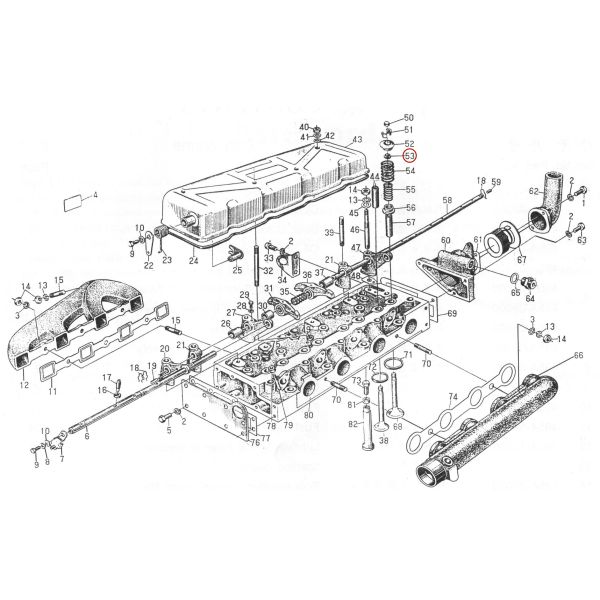 495AG Diesel Engine Spare Part - Valve Seal (Oil Caching Ring) - 495A-01052
