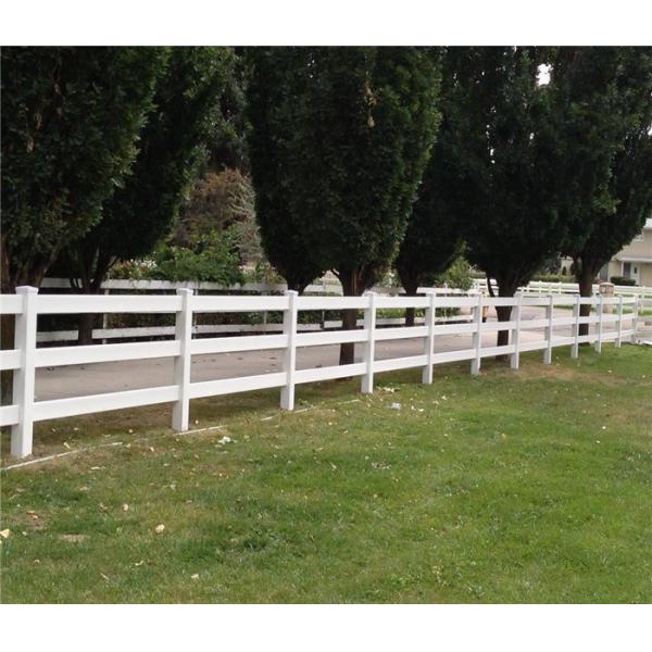 1.5m Height White Rigid Privacy Vinyl Fence For Home Sercurity Vinyl Horse Fence